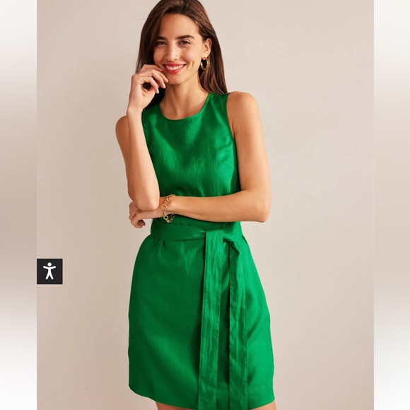 EUC Boden Linen Sleeveless Dress - Picture 4 of 15